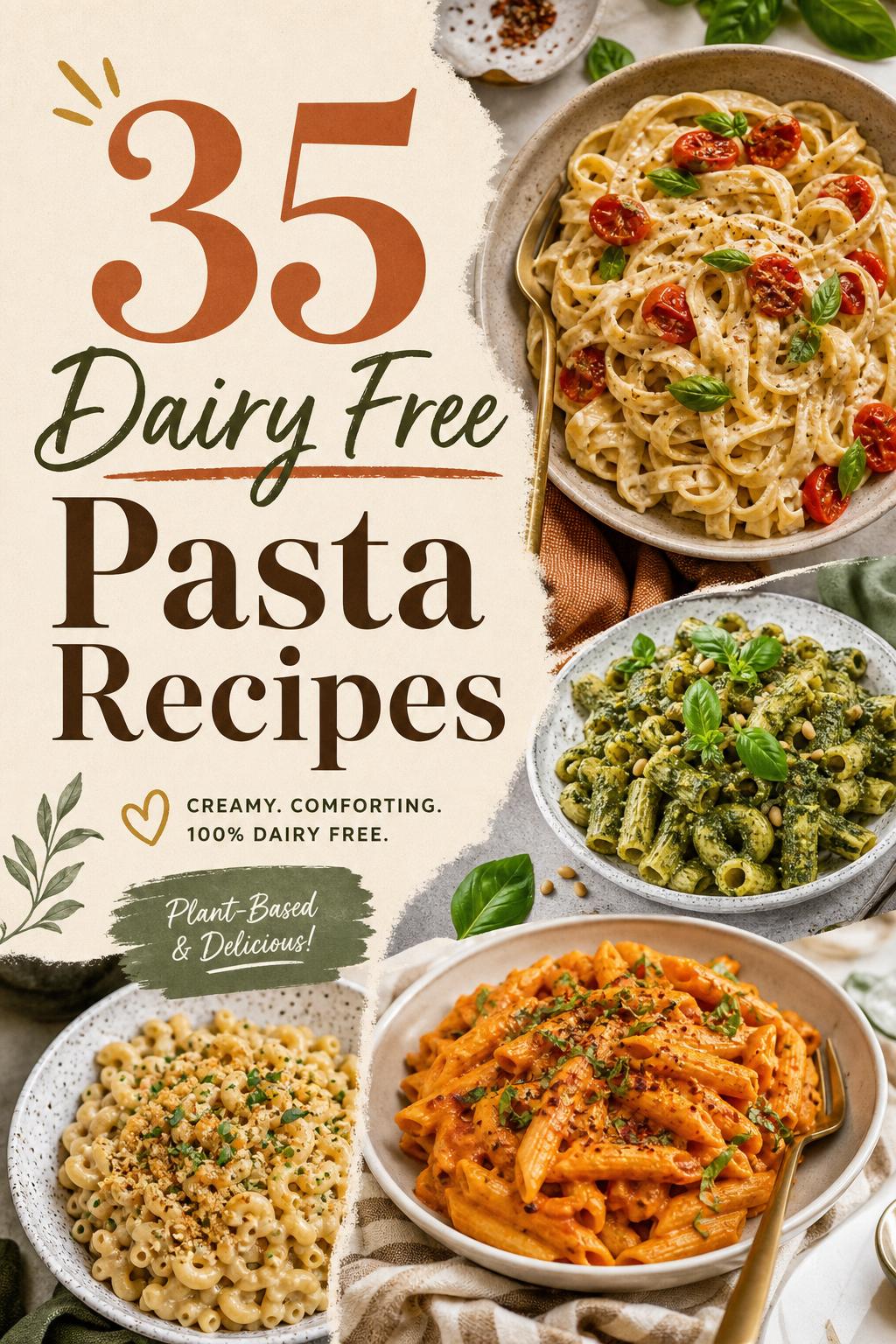35 Dairy Free Pasta Recipes
