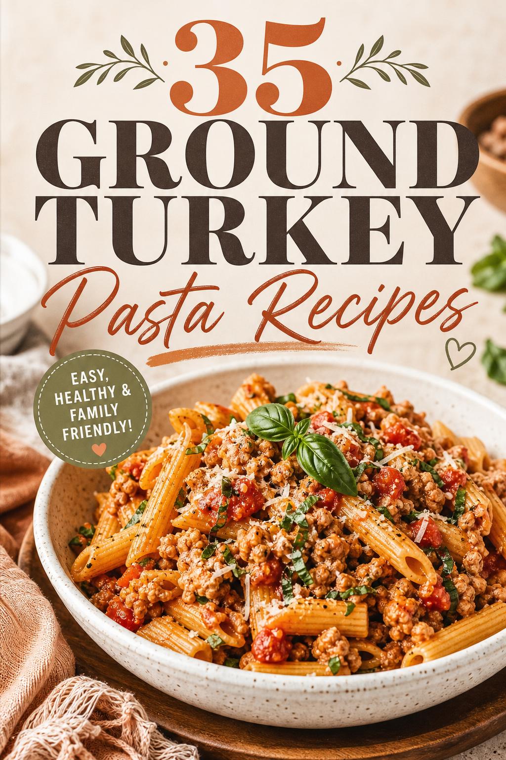 35 Ground Turkey Pasta Recipes