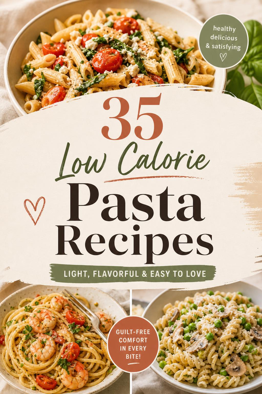 35 Low Calorie Pasta Recipes