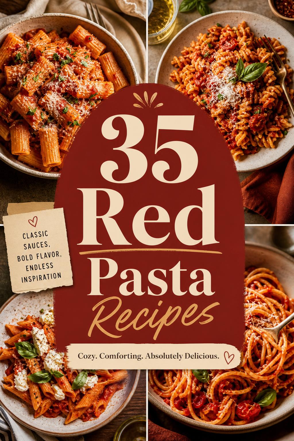 35 Red Pasta Recipes