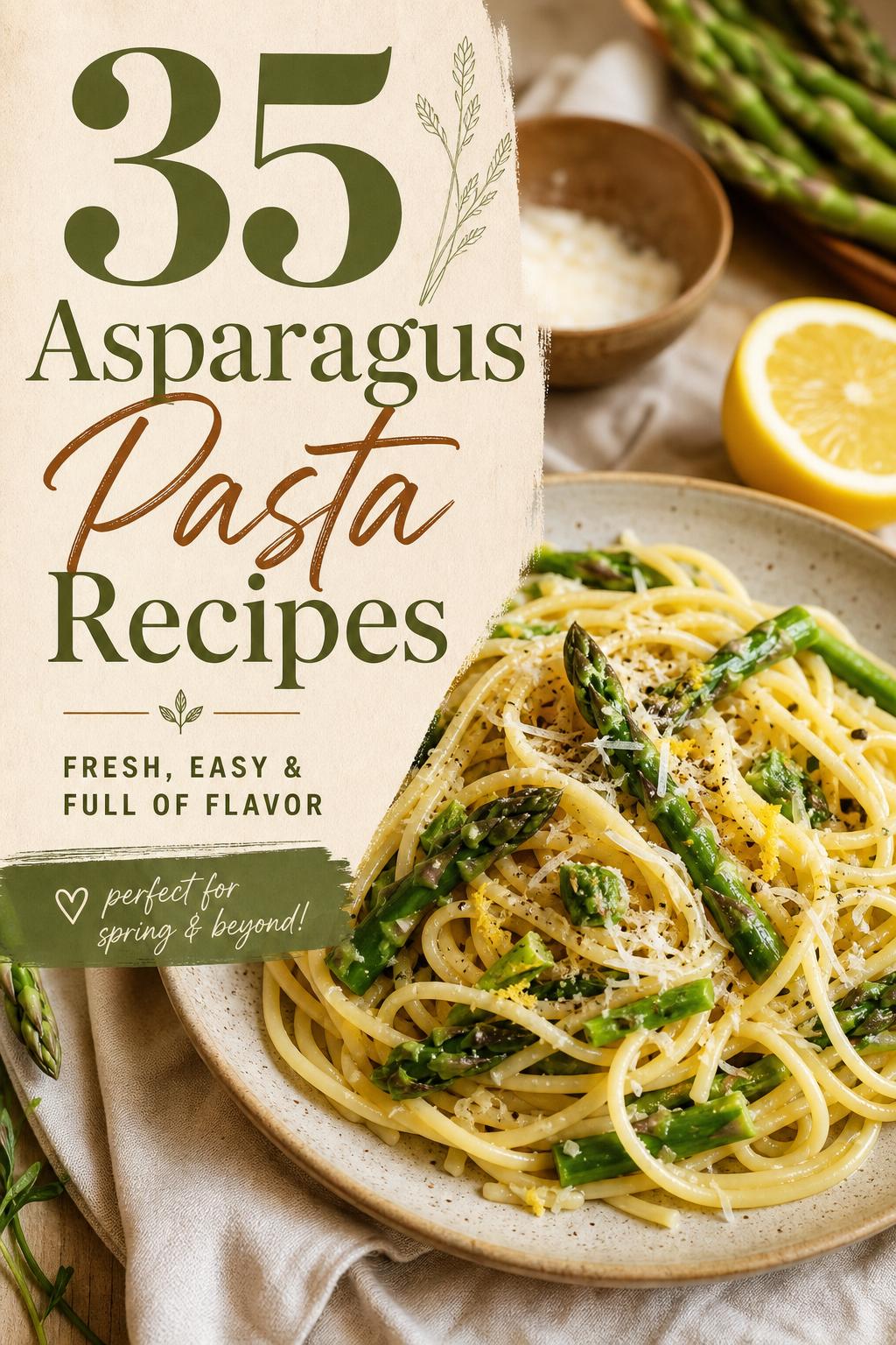 35 Asparagus Pasta Recipes