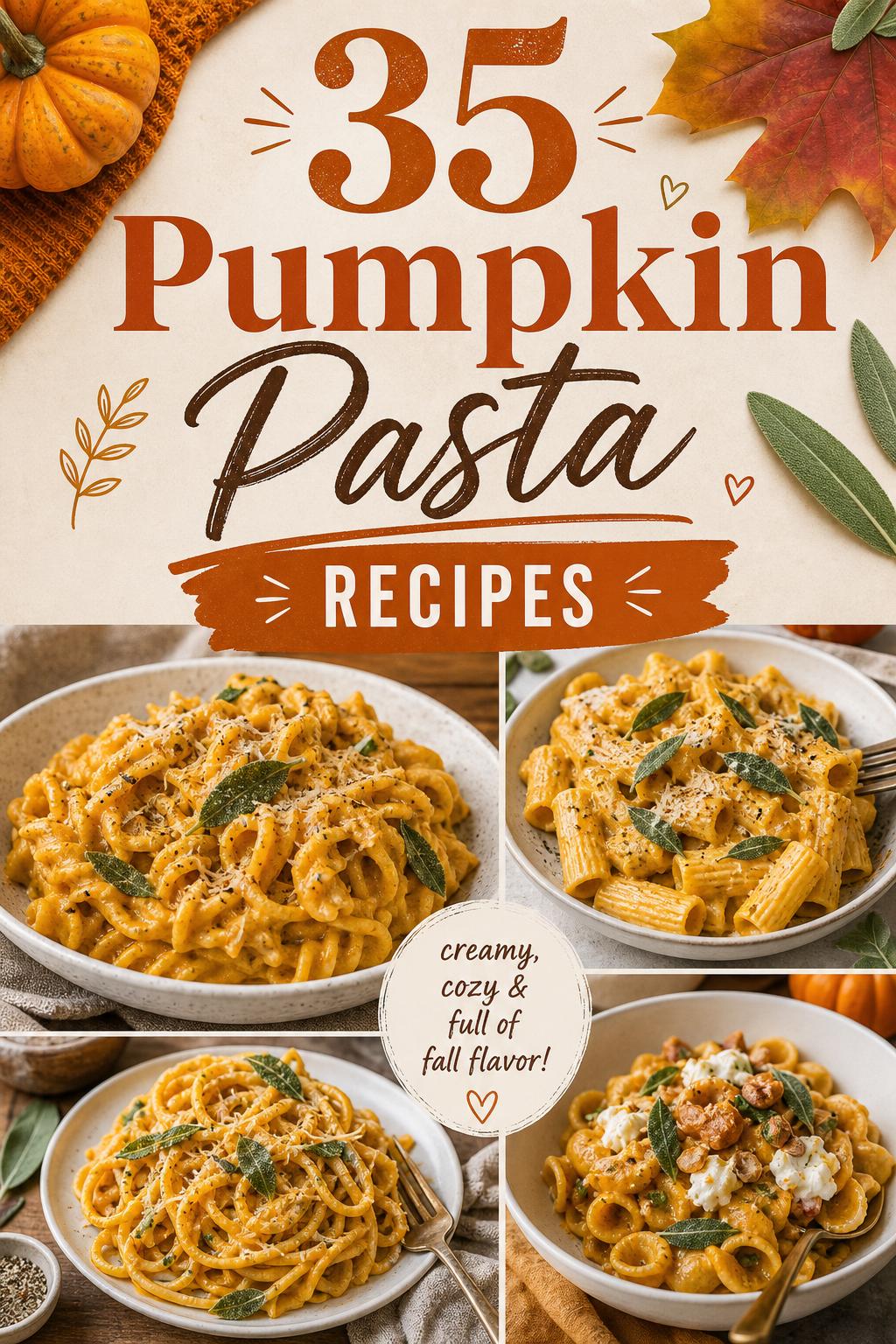 35 Pumpkin Pasta Recipes