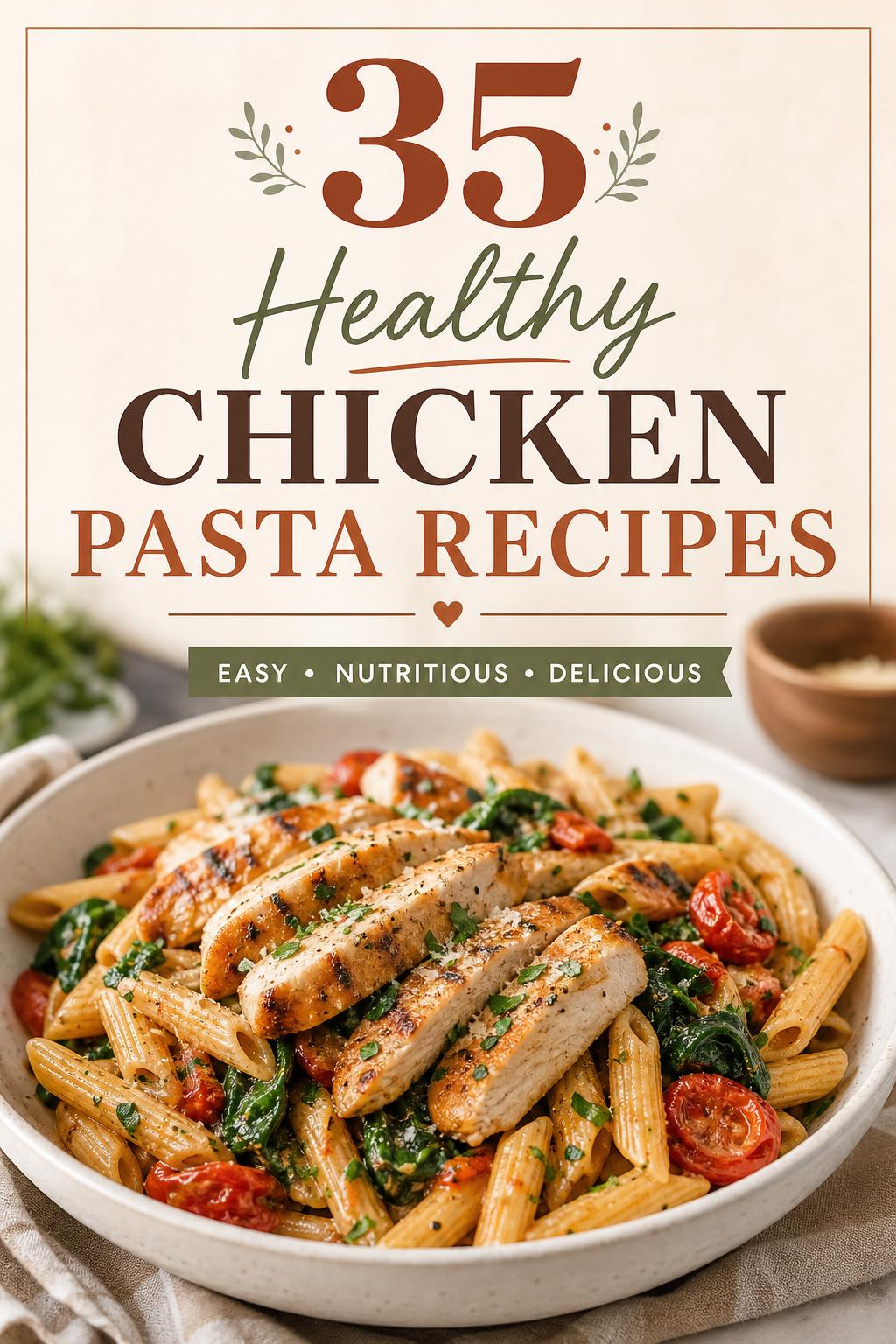 35 Healthy Chicken Pasta Recipes