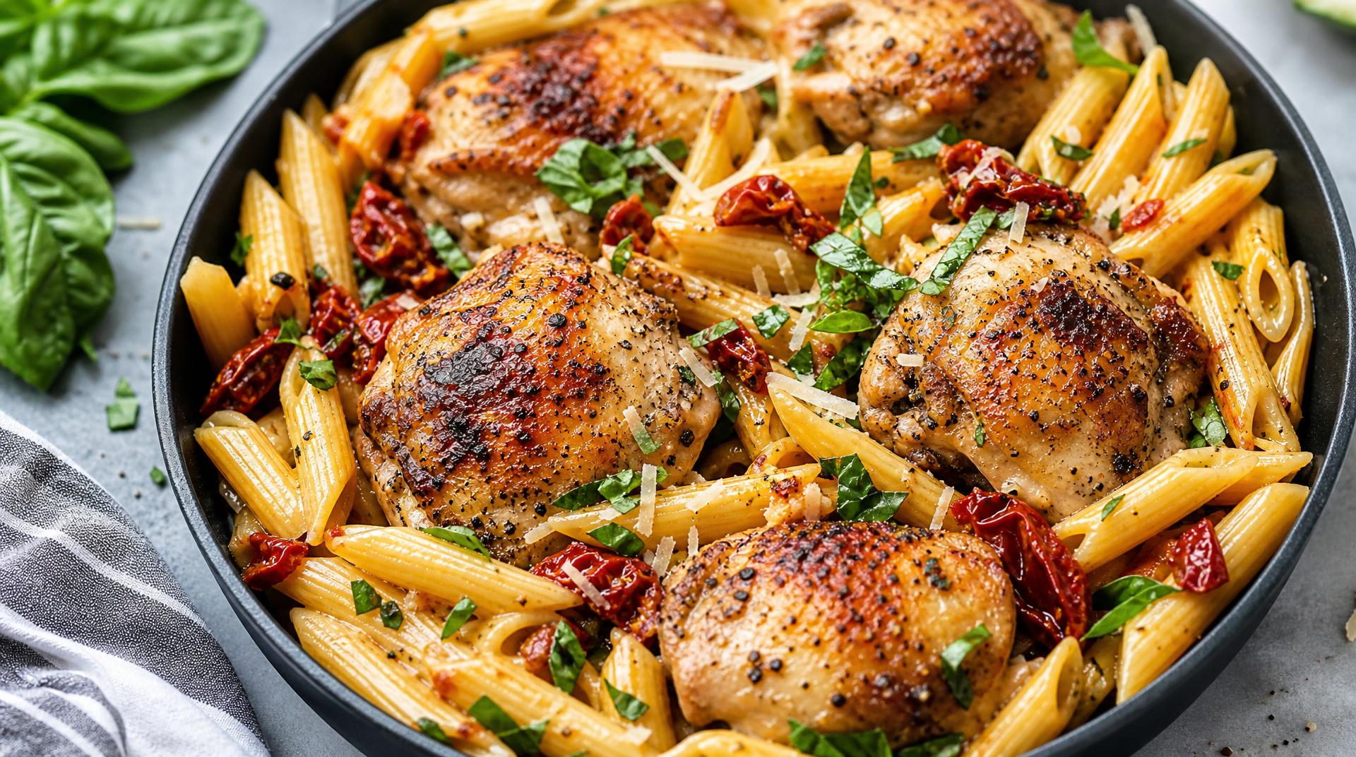 35 Chicken Thigh Pasta Recipes