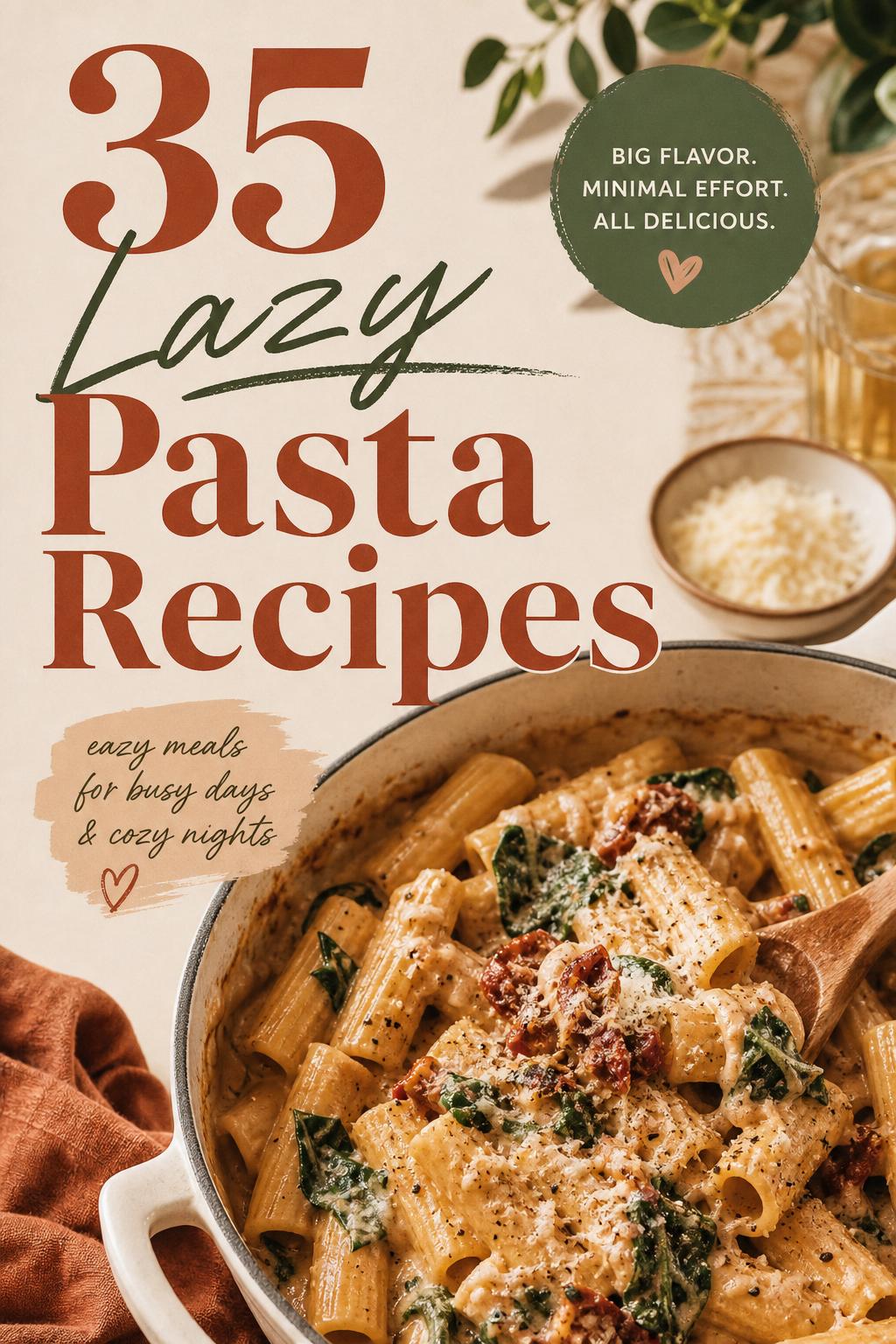 35 Lazy Pasta Recipes