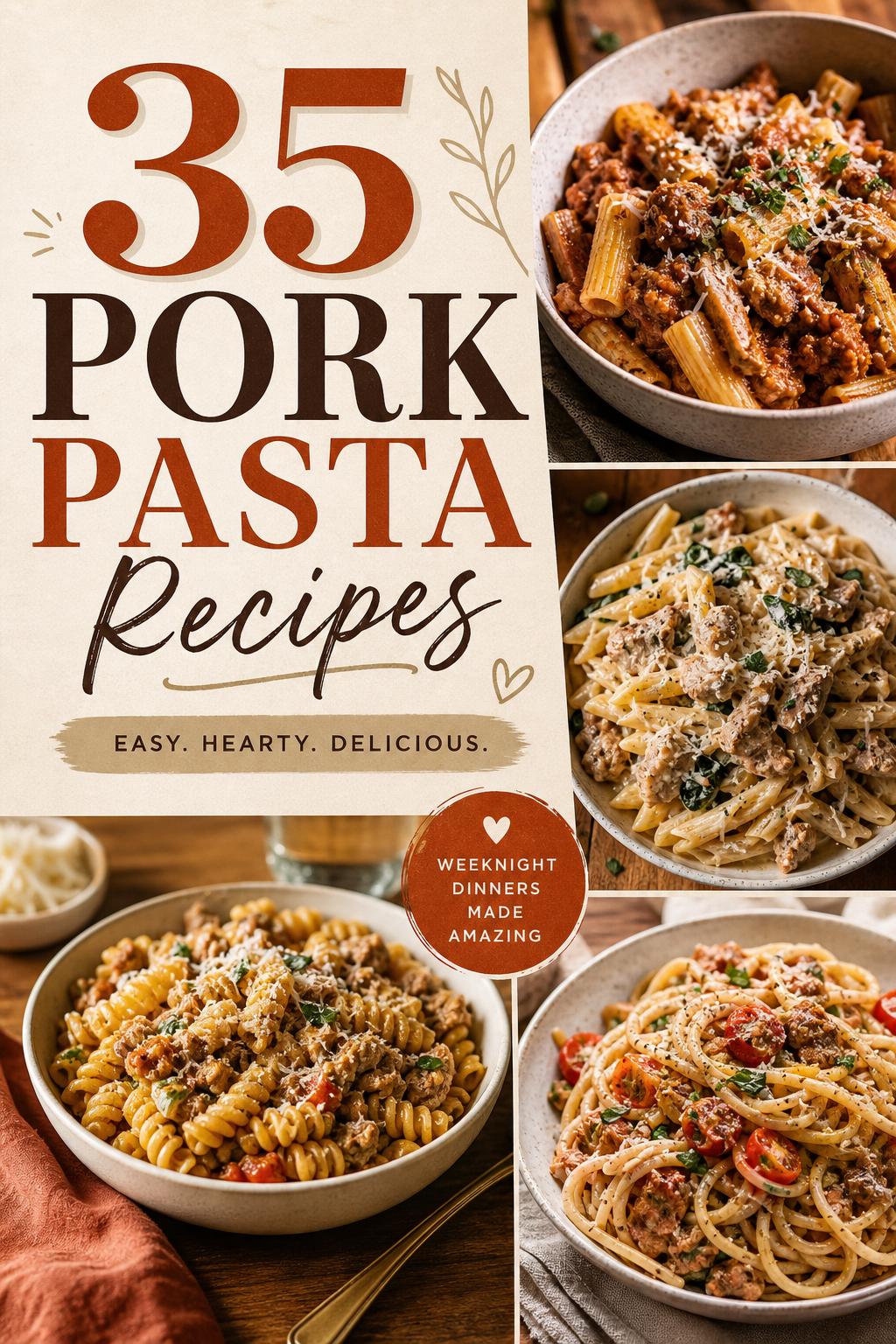 35 Pork Pasta Recipes