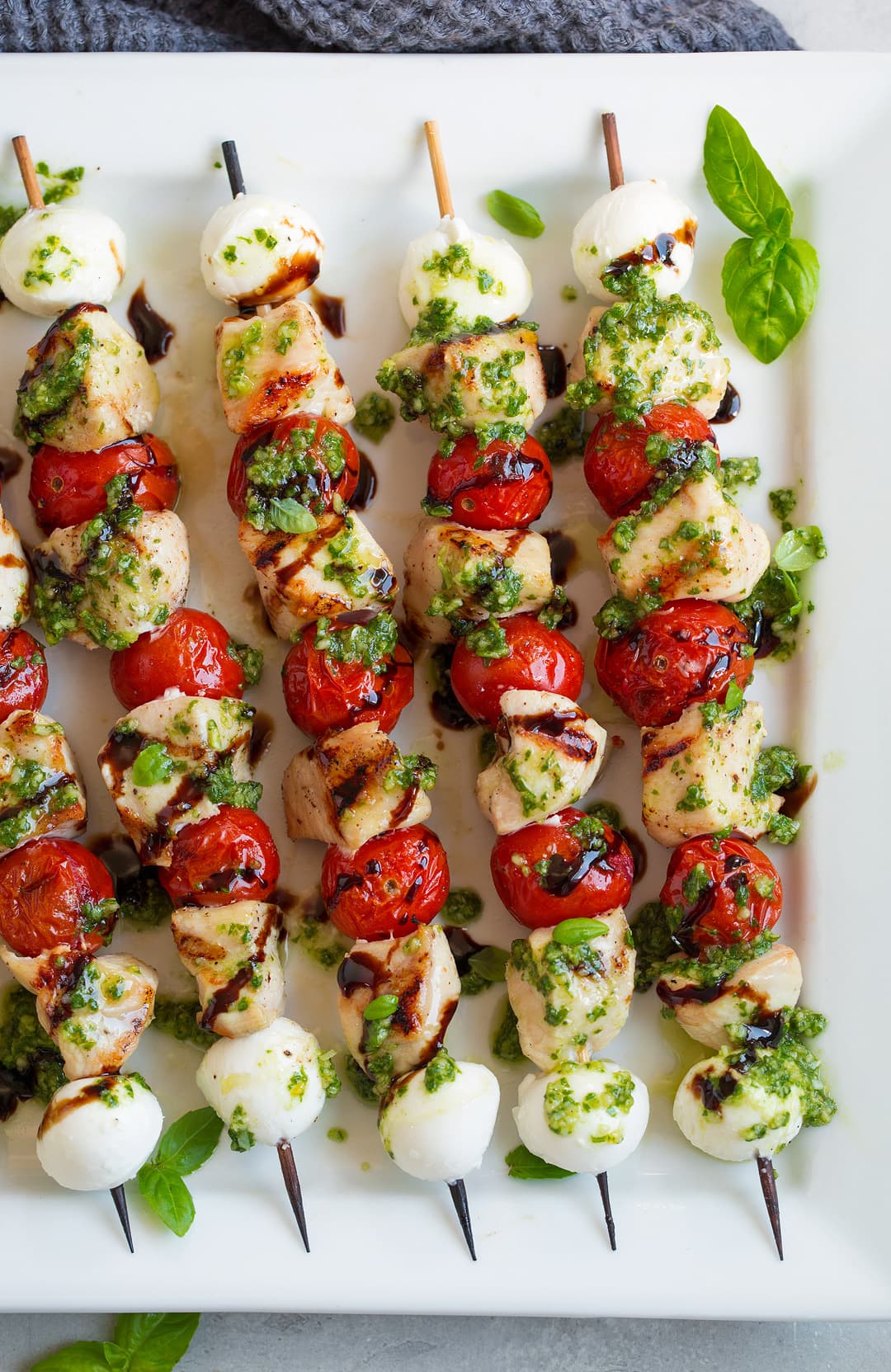 Caprese Chicken Skewers