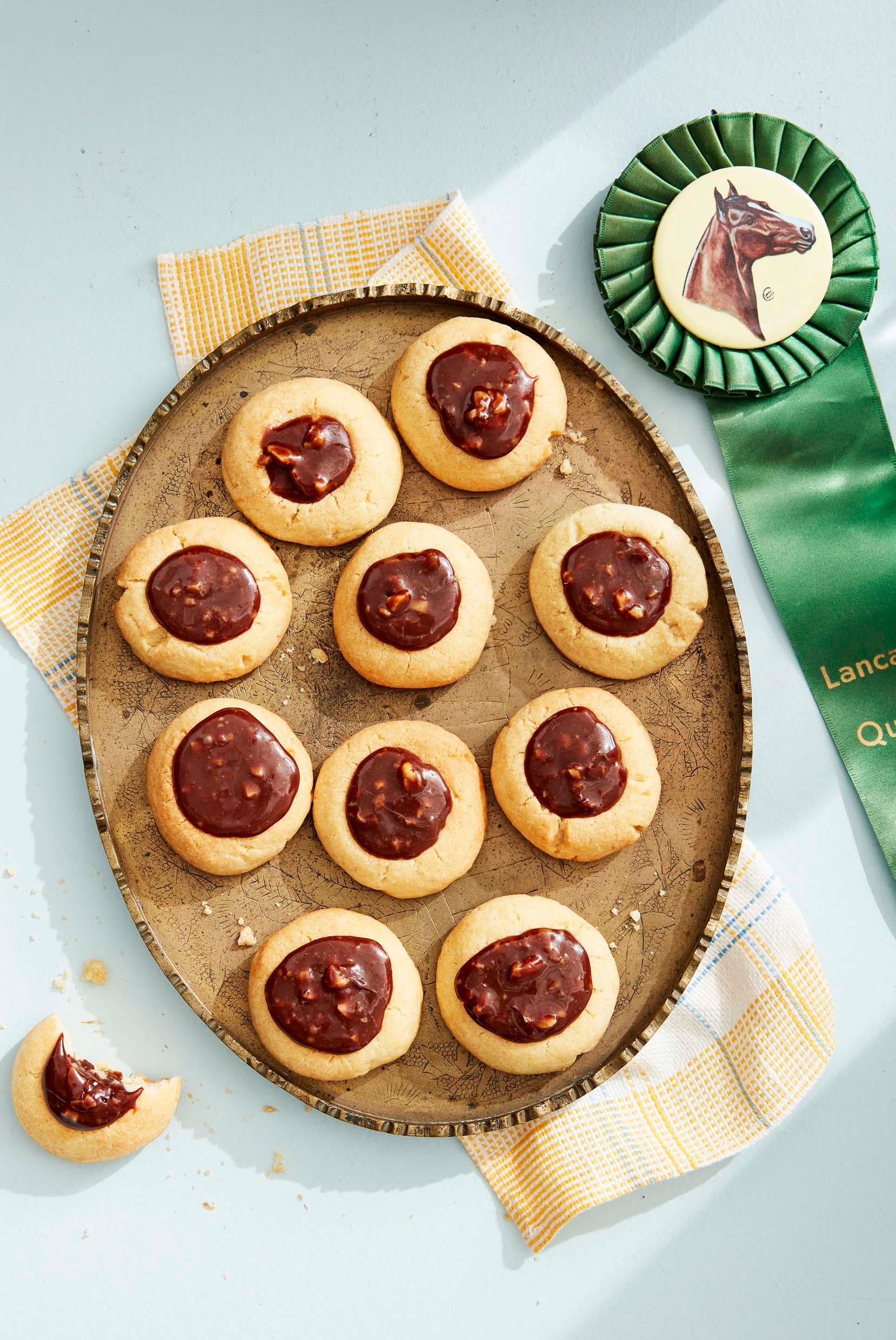 Caramel Walnut Thumbprints