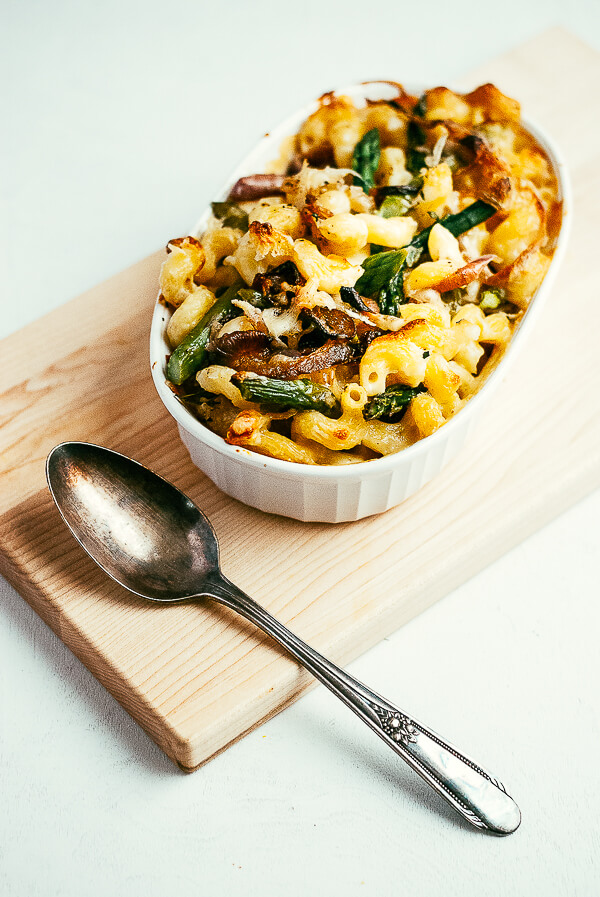 Asparagus Gruyère Mac and Cheese
