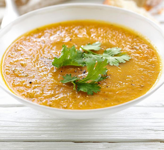 Carrot Coriander Seed Soup