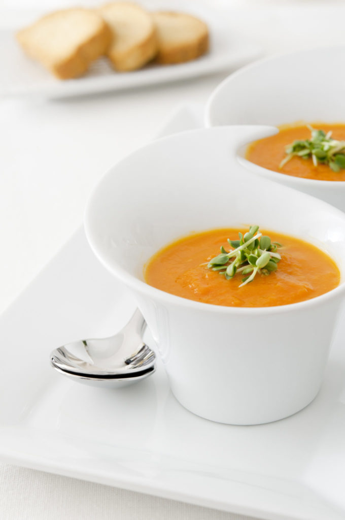Carrot Kale Detox Juice Soup