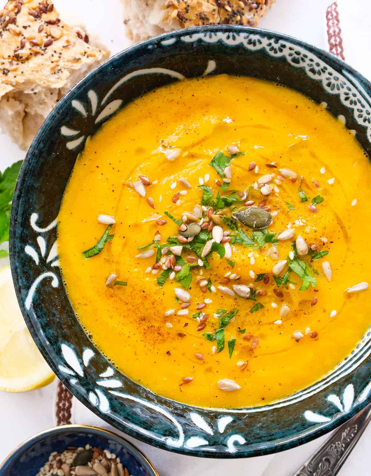 Spicy Celery Carrot Soup