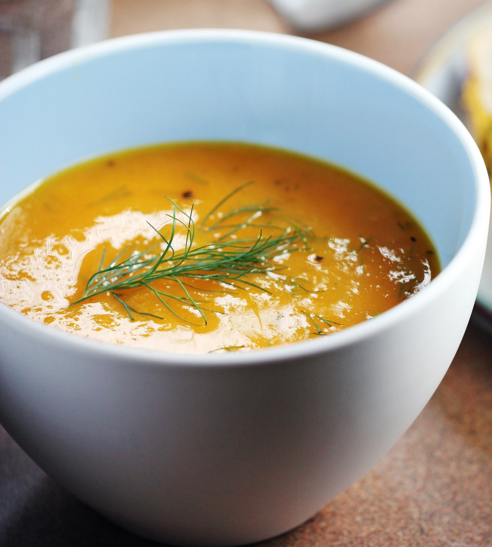 Carrot Dill Cucumber Soup