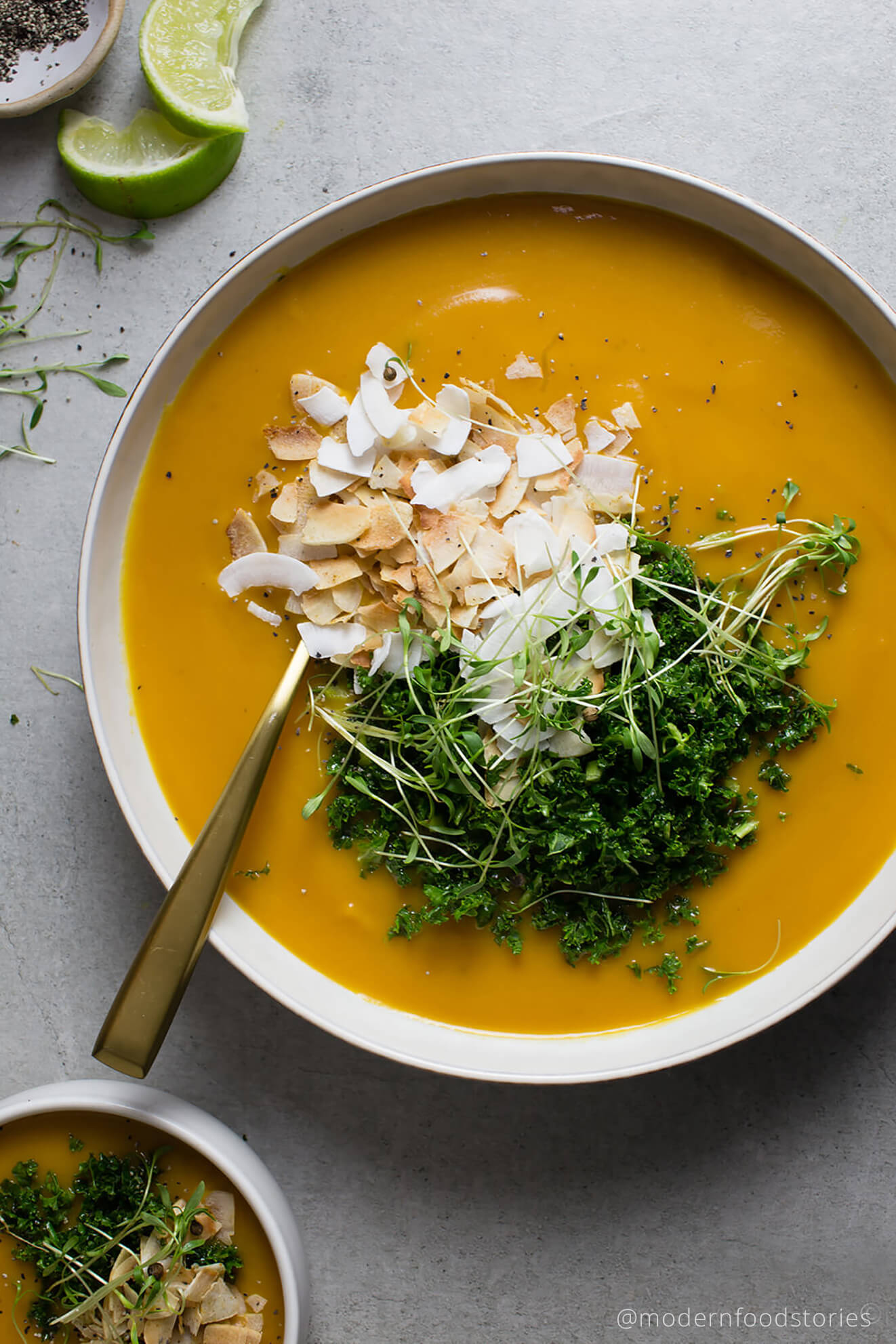Cauliflower Carrot Ginger Soup