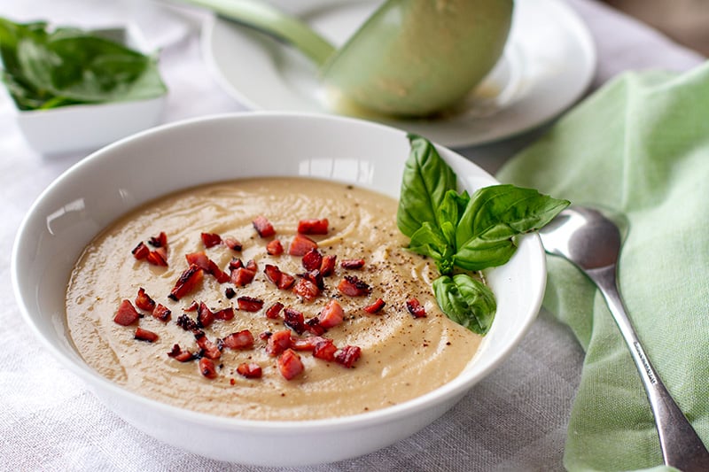 Creamy Cauliflower and Bacon