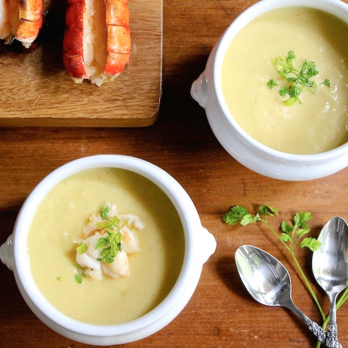 Sausage and Celery Root Bisque