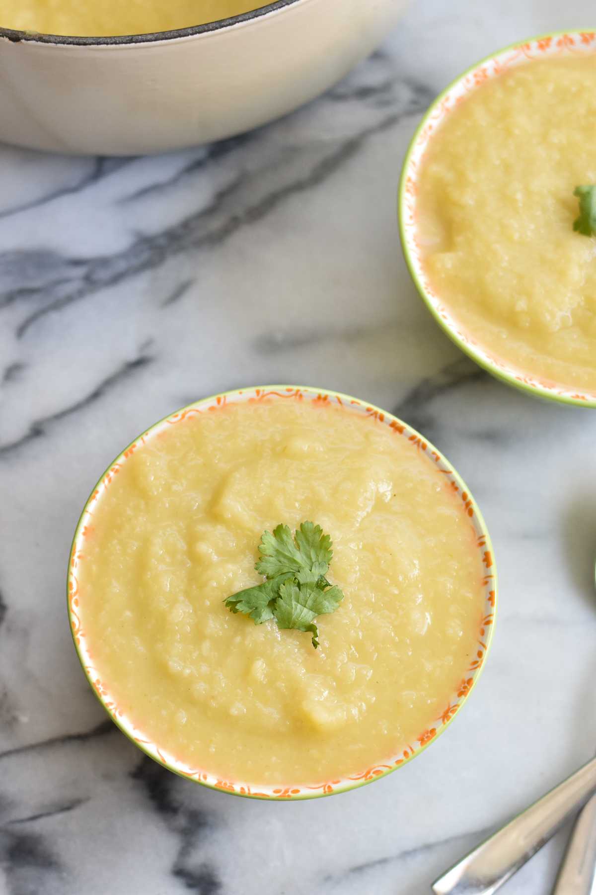 Creamy Celery Root and Potato Soup