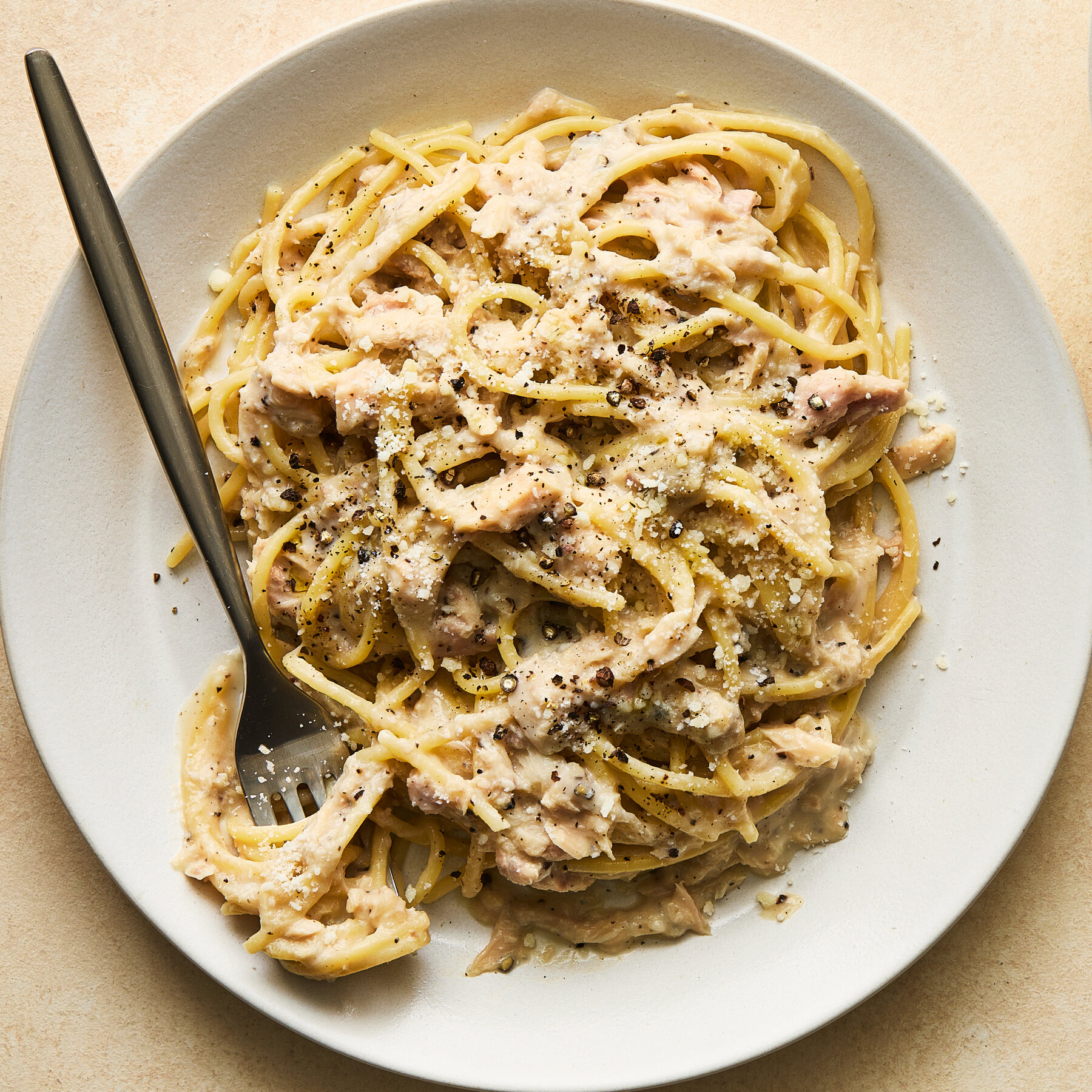 Tuna Cacio e Pepe Fusion