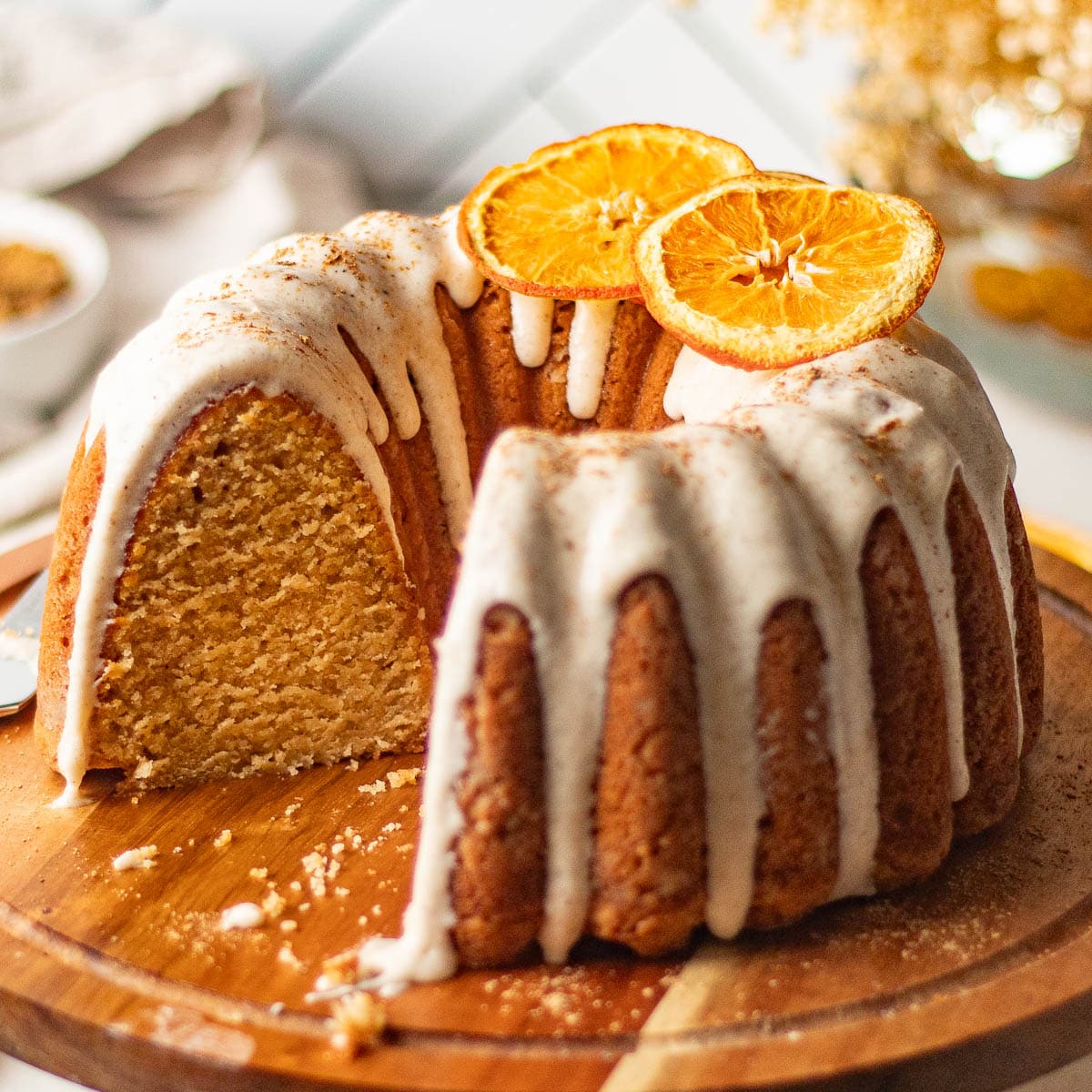 Chai Spiced Bundt Cake