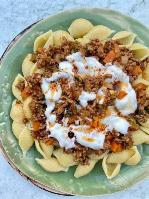 Manti with Yogurt Sauce