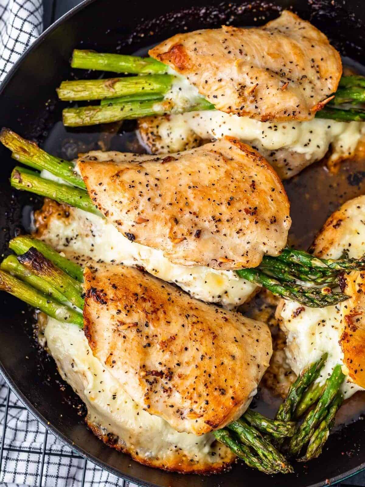 Asparagus Stuffed Chicken Breasts