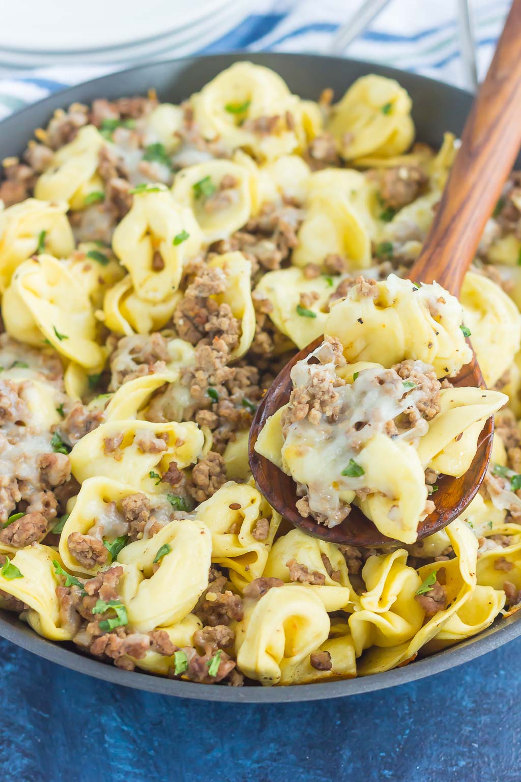 Tortellini Beef Zucchini Noodle Hybrid
