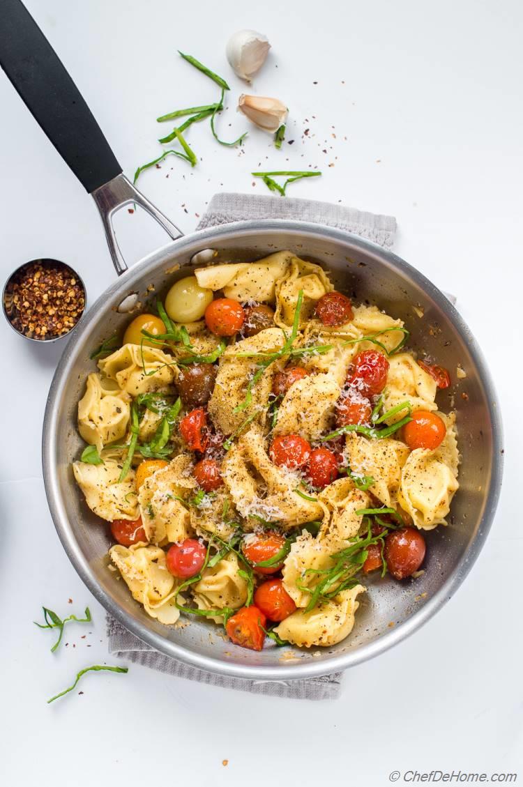 Cherry Tomato and Basil Medley