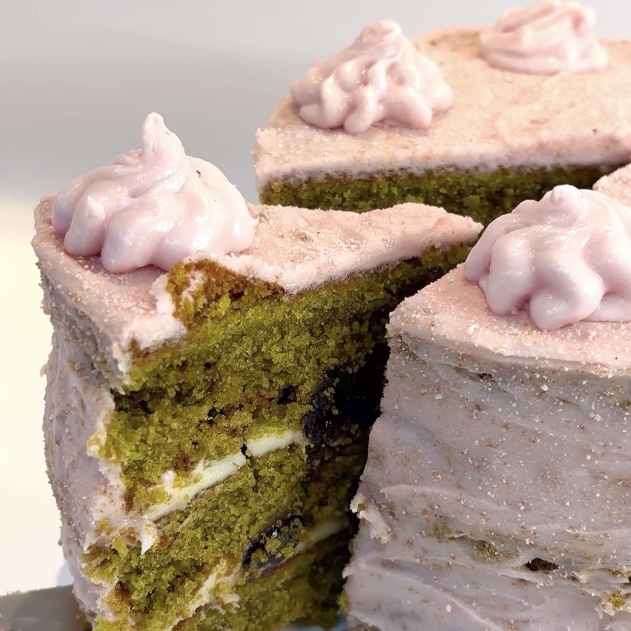 Matcha Velvet Cake