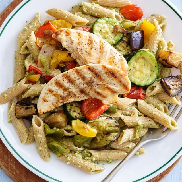 Walnut Pesto Chicken Penne