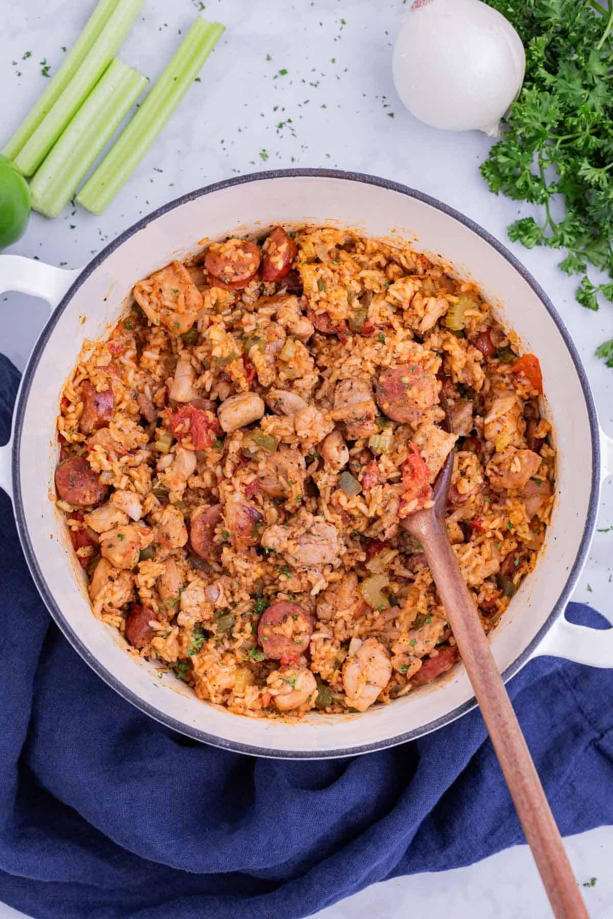 Cajun Jambalaya with Andouille