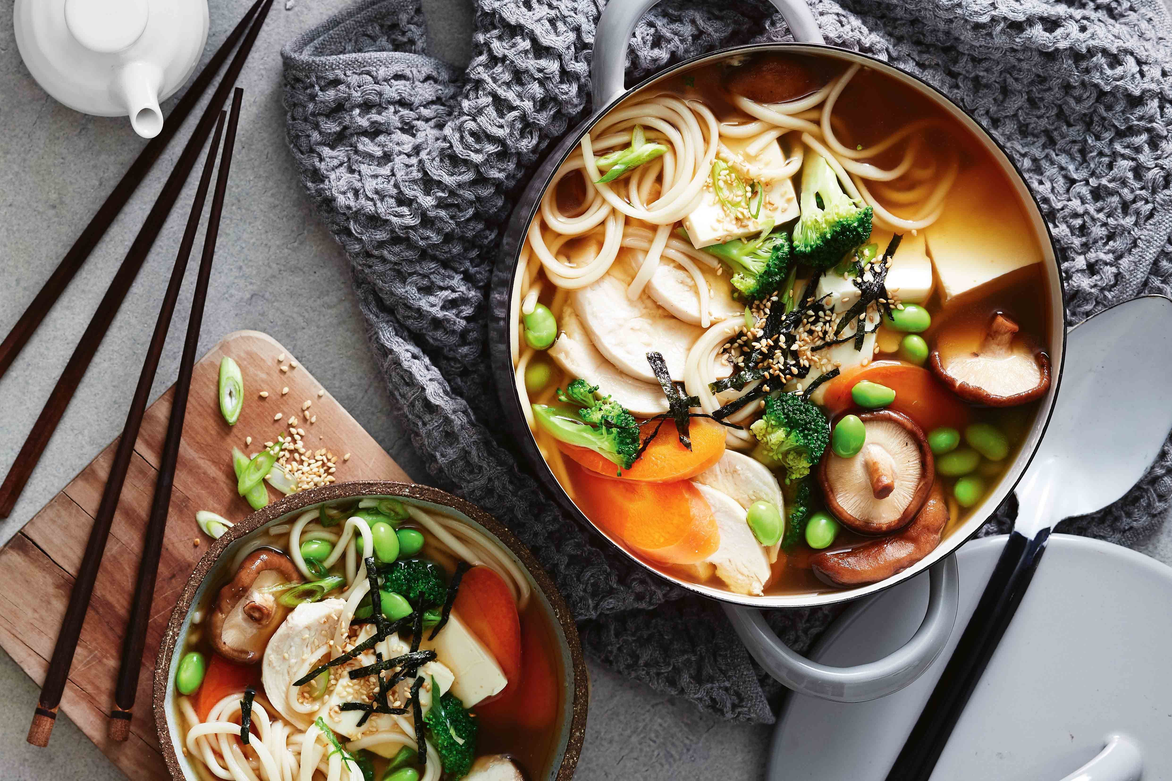 Miso Udon Chicken Noodle