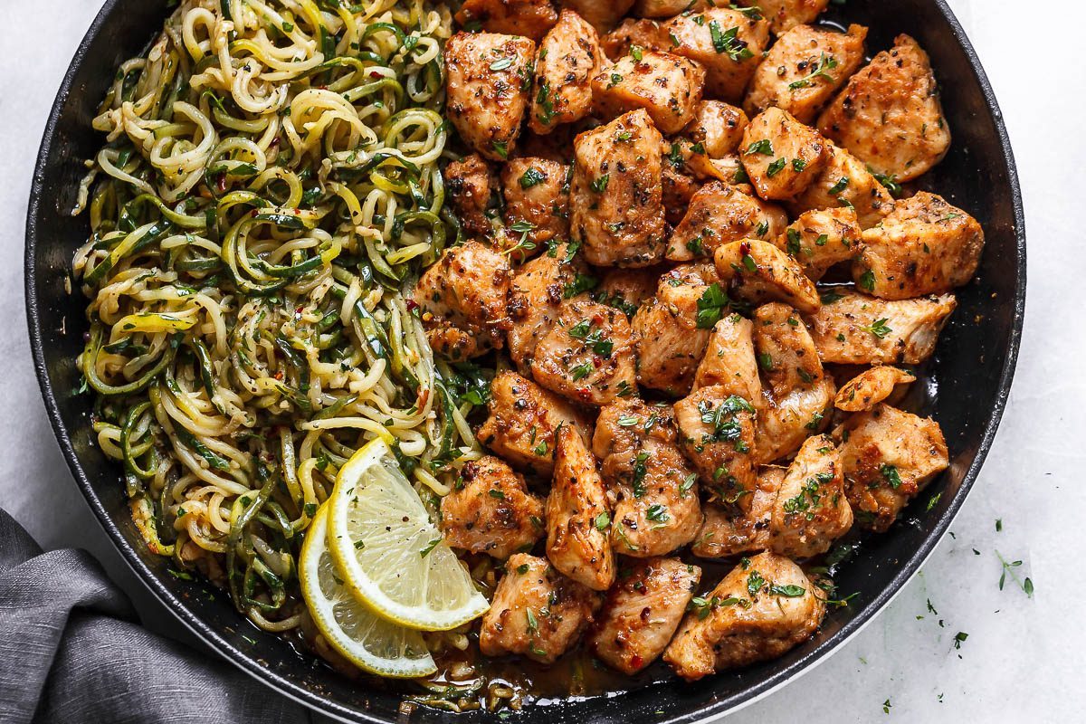 Garlic Butter Zucchini Noodles