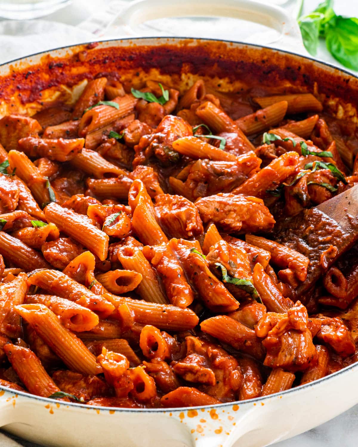 Spicy Arrabbiata Chicken Penne