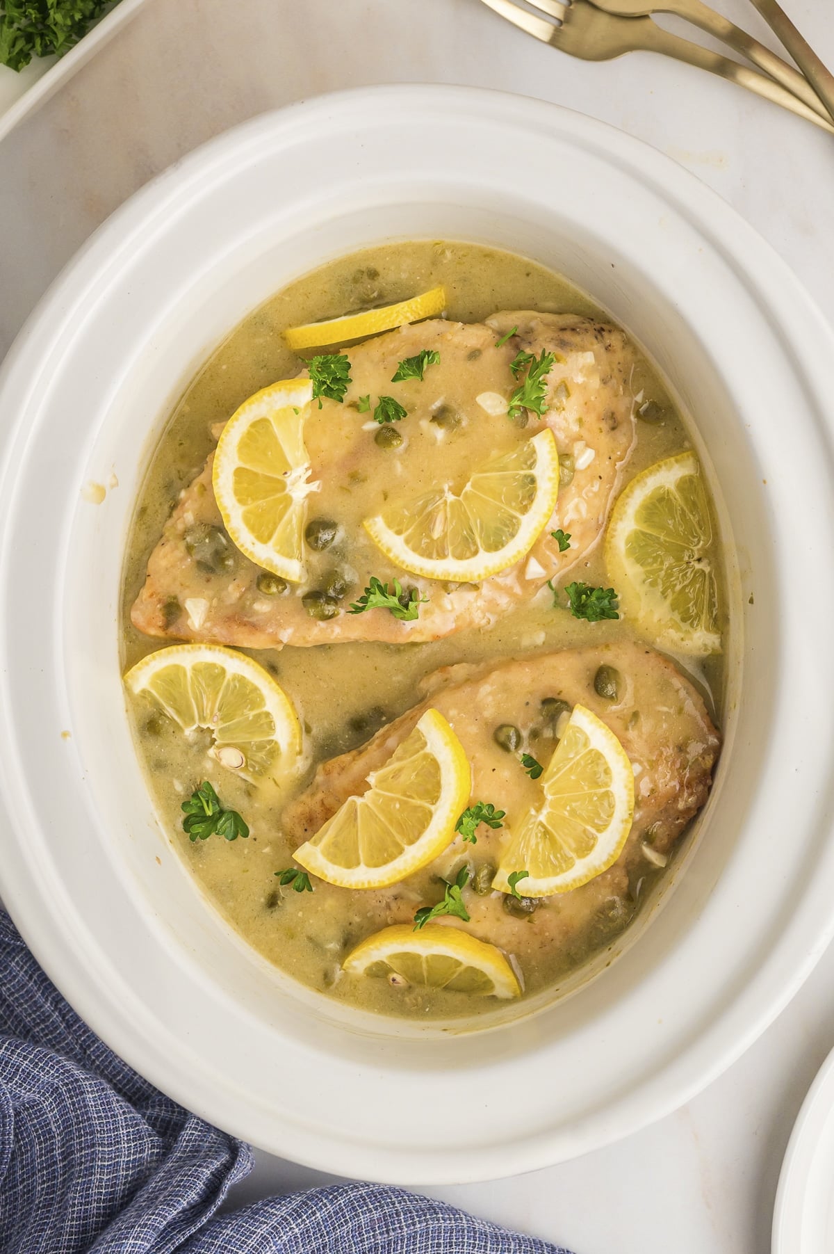Garlic Butter Chicken Piccata