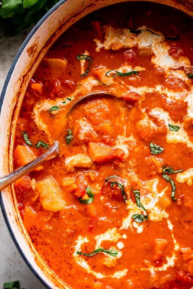 Slow Cooker Chicken Sweet Potato Stew
