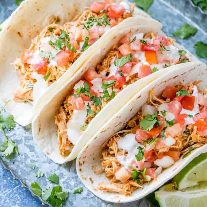 Cilantro Lime Chicken Tacos