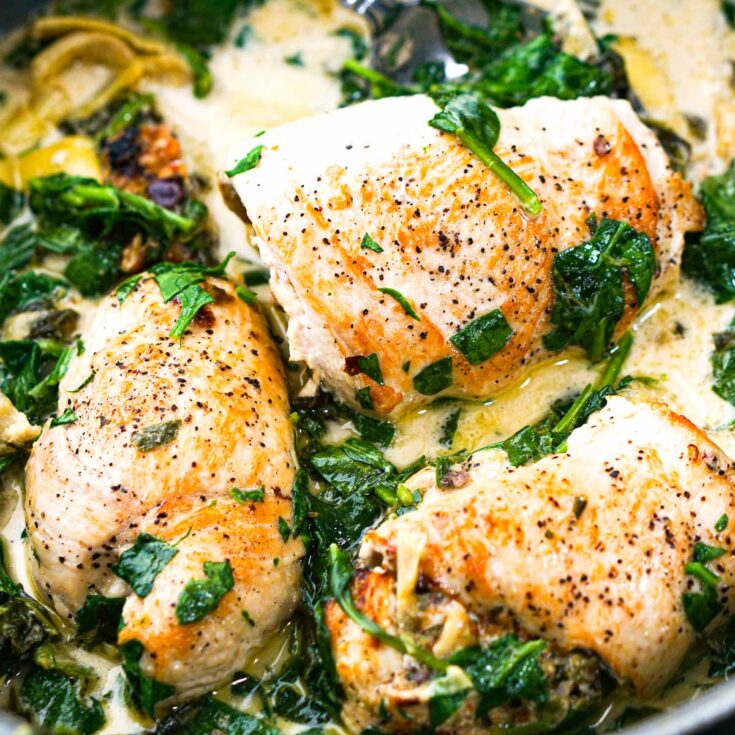 Olive Tapenade Stuffed Chicken Thighs