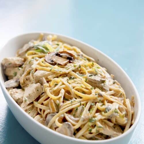 Beurre Blanc Chicken with Tarragon Pasta