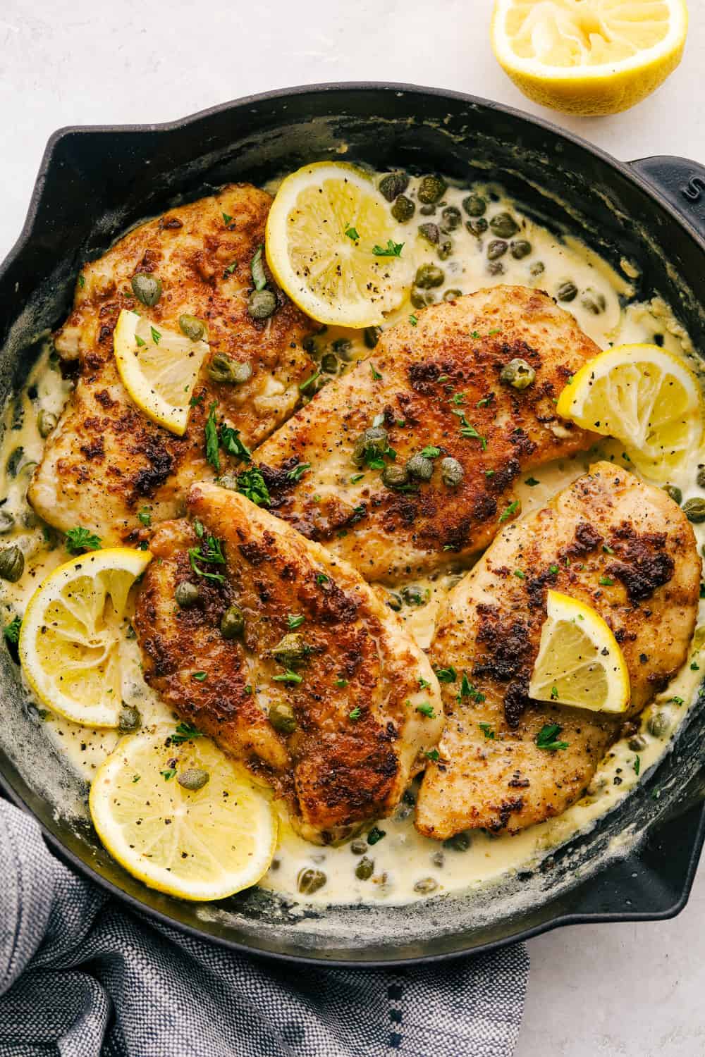 Lemon Garlic Chicken Piccata