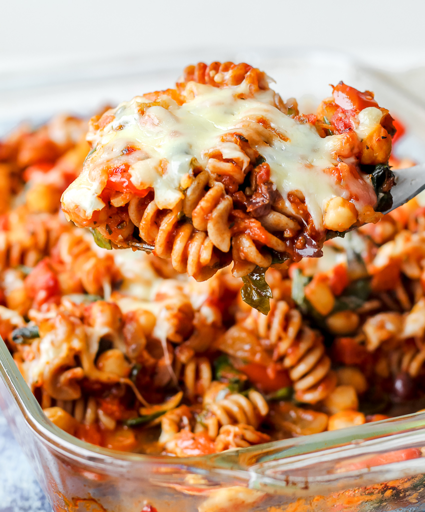 Chickpea Flour Pasta Bake