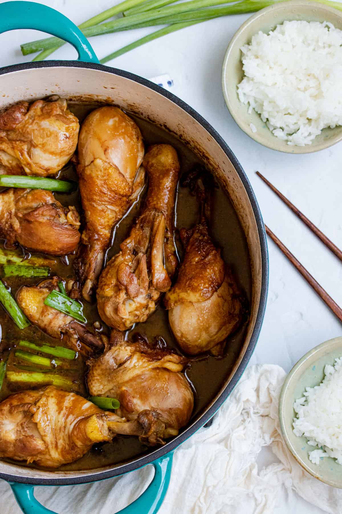 Soy Braised Chicken Legs
