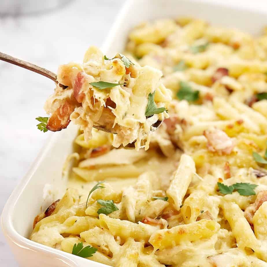 Creamy Chicken Pasta Bake