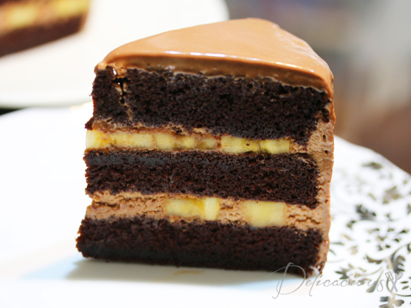 Chocolate Banana Layer Cake