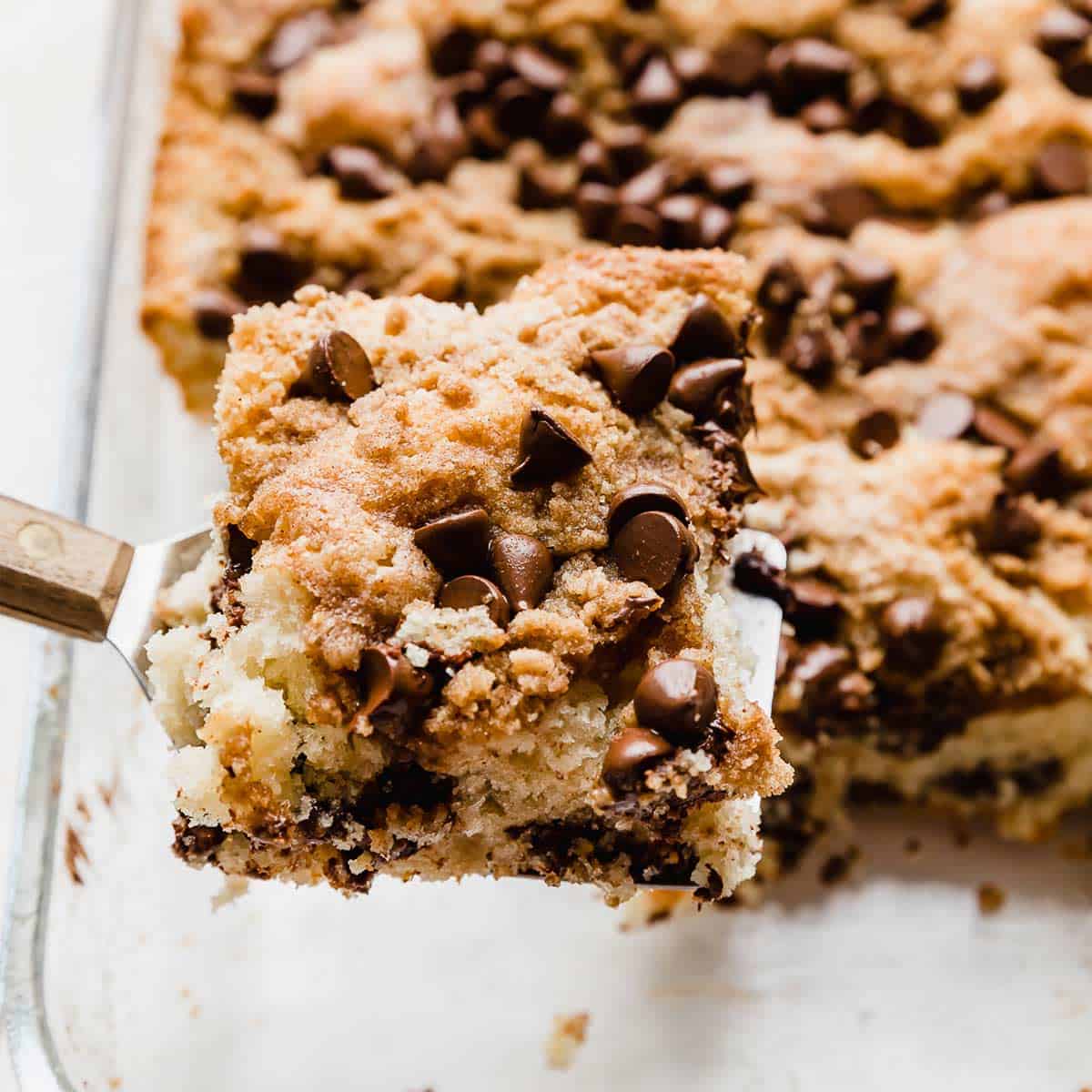 Chocolate Chip Cinnamon Coffee Cake