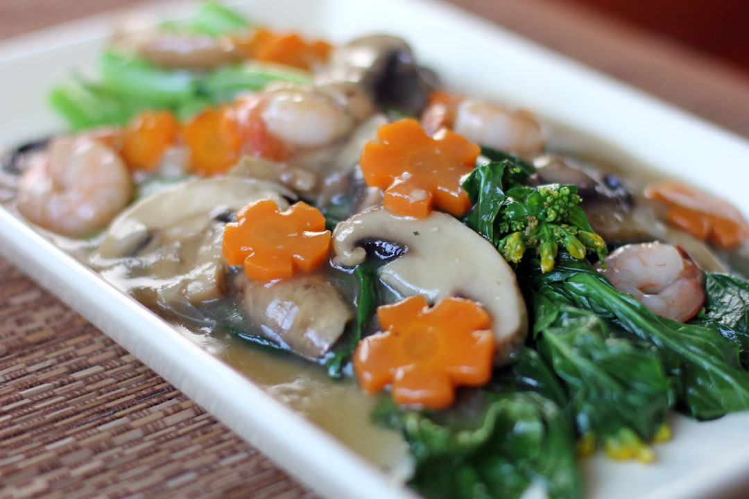 Choy Sum with Shrimp Paste