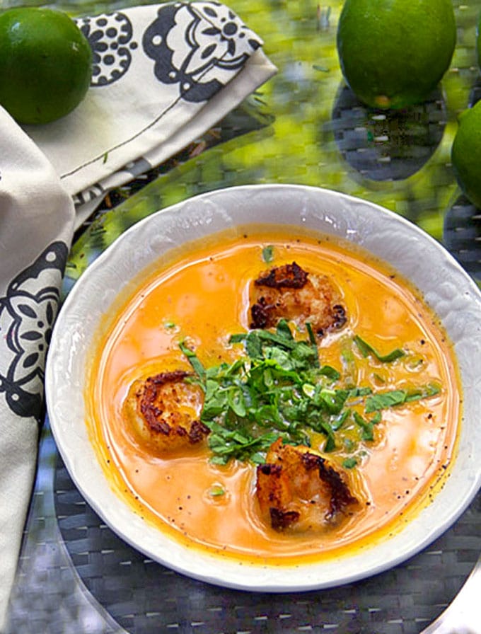 Coconut Lime Shrimp Sweet Potato