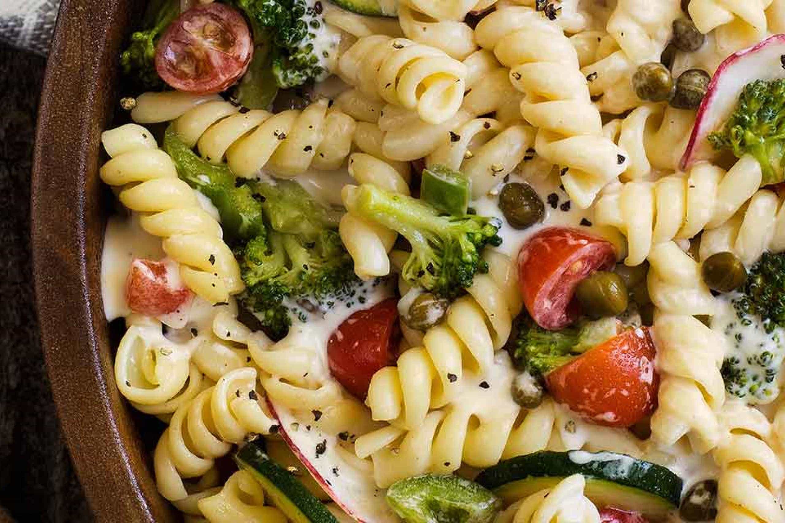 Cold Pasta Salad Primavera