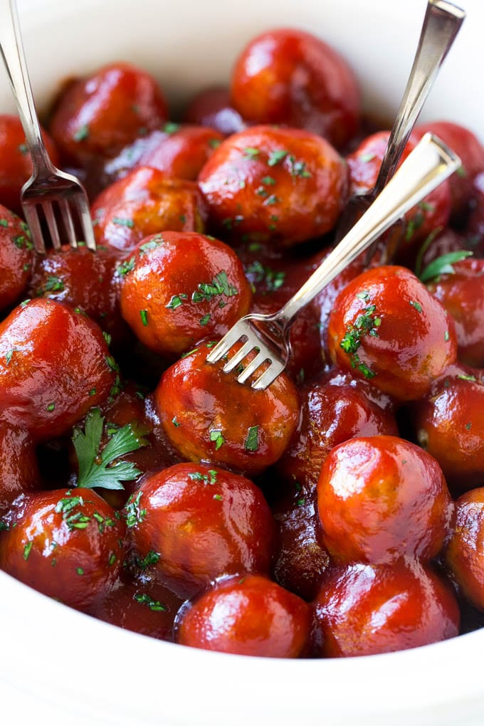 Cranberry Chili Meatballs