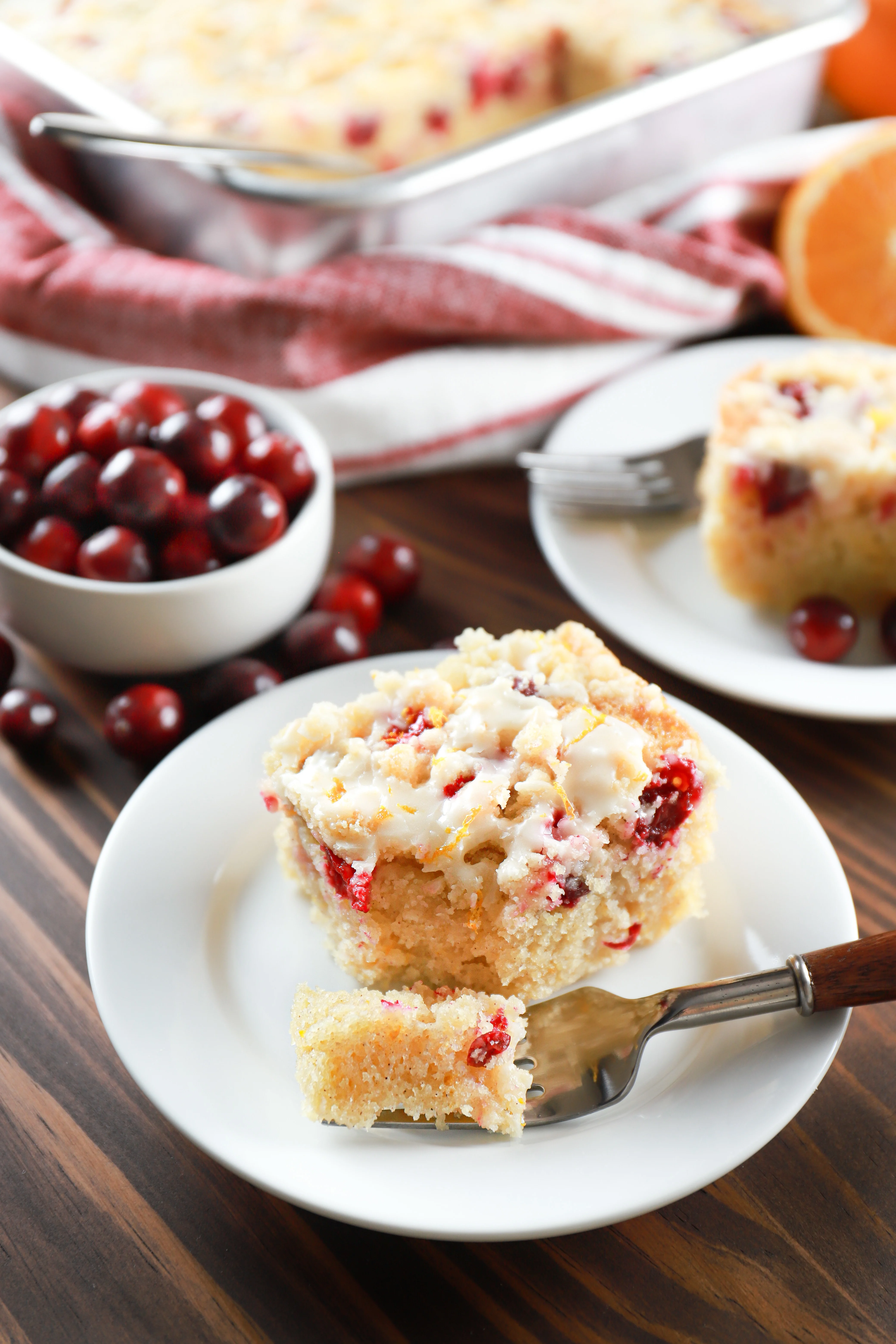 Orange Cranberry Breakfast Cake