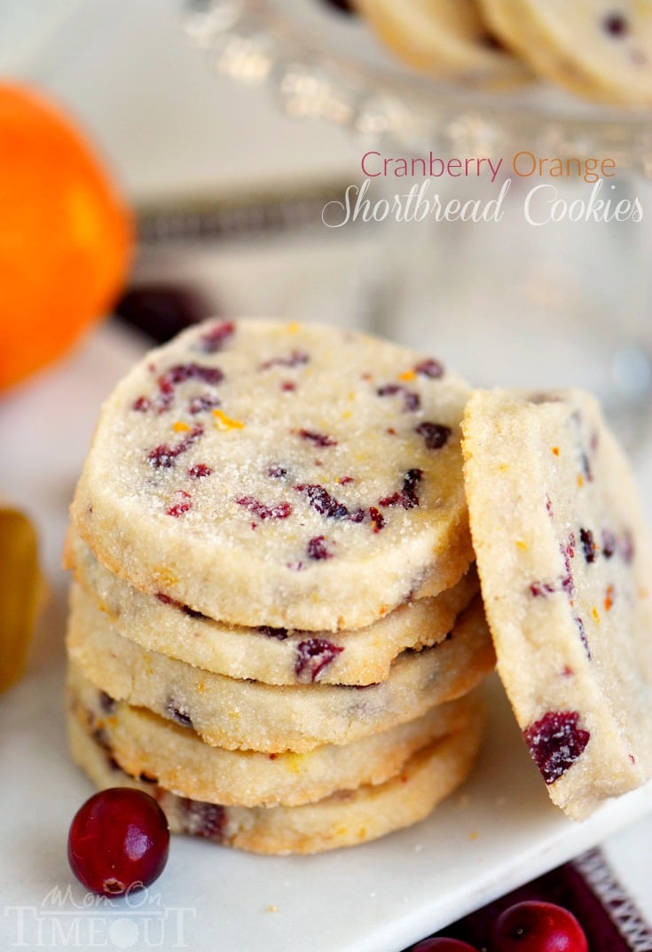Cranberry Orange Shortbread
